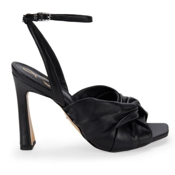 SAM EDELMAN Leather Ankle Strap Sandals - Picture 1 of 15